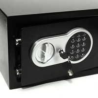 Coffre-fort à armes à feu tout en acier, code électronique mécanique, antivol domestique, boîte à monnaie murale, coffre-fort pour montres et téléphones portables