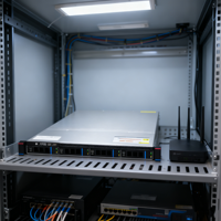 Serveur en rack ZHOUZHEN ASR101-S04R 1U avec processeur 64 cœurs 3,4 GHz, disque dur NVME U.2 de 1,6 To, garantie de 3 ans - En stock à la vente