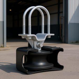 Kit de roulettes à 4 voies à rainure en U en alliage de zinc, design industriel, pour portes coulissantes cantilever et fenêtres - Product Image 2