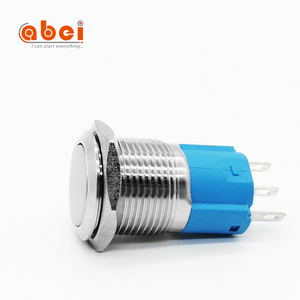 Abei chống phá hoại 16mm phẳng khóa/thiết lập lại momentary kim loại <span class=keywords><strong>push</strong></span> <span class=keywords><strong>button</strong></span> chuyển cho xe đồ chơi bắt đầu công nghiệp <span class=keywords><strong>push</strong></span> <span class=keywords><strong>button</strong></span> Thiết bị chuyển mạch - Product Image 3