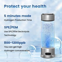 Bouteille d'Eau à Hydrogène Japonaise Générateur Haute Qualité Nouveau Design Bouilloire à Hydrogène Électrolyse Rapide Bouteille de Santé à Hydrogène
