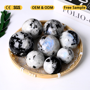 Wholesale Natural Stones and <b>Crystal</b> Wholesale Bulk Moonstone Sphere <b>Crystal</b> <b>Ball</b> for Home Decoration - Product Image 4