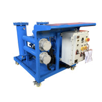 Purificateur d'huile isolante mobile sur roues, traitement portable de l'huile de transformateur