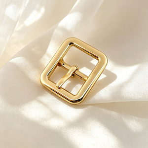 Nuevo Lanzamiento: Elegante Hebilla de Anillo en D Chapada en Oro para Cinturones de Cuero Formales de Dama - Product Image 3