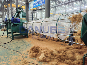 Coconut Shell Fiber Extractor Machine Coconut Fiber Machine Coconut shell production line Coconut Shell Raw Drum <b>Screen</b> Supplier - Product Image 5