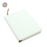 Carnet en cuir A5 pour sublimation, vierge, personnalisable, journal, planificateur