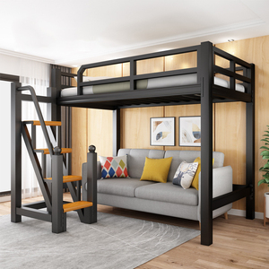 Lit superposé avec rangement, design moderne, escalier pour <span class=keywords><strong>auberge</strong></span>, chambre d'adultes, maison, école, appartement, dortoir, meubles de chambre à coucher - Product Image 6