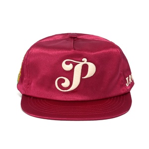 Casquette de Gros 5 Panneaux Non Structurée à Bord Court en Satin de Soie, Broderie Personnalisée, Logo, Mode, Luxe, Haut de Gamme, Ajustable avec Fermeture Snapback - Product Image 2
