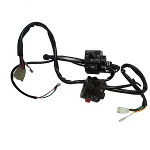Conjunto de interruptores de control de manillar izquierdo y derecho para motocicleta Suzuki GN125 GS125 HJ125 8 125cc - Product Image 1