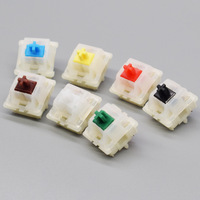 Vente chaude Gateron KS-3 X1 linéaire 5 broches Gaming Milky Yellow Pro commutateur de clavier mécanique