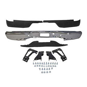 Pare-chocs arrière chromé pour Chevrolet Silverado <span class=keywords><strong>GMC</strong></span> <span class=keywords><strong>Sierra</strong></span> 1500 1999 2000 2001 2002 2003 2004 2005 <span class=keywords><strong>2006</strong></span> couvercle de pare-chocs arrière - Product Image 1