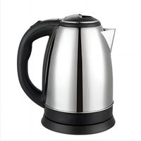 Bouilloire Électrique en Acier Inoxydable 1,8 L à Rotation 360°, Sans Fil, Automatique, pour Hôtels et Utilisation Extérieure – Meilleure Vente