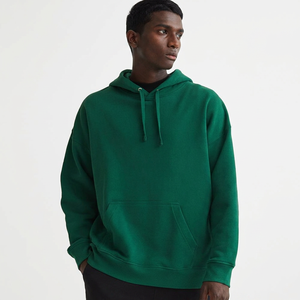 Sweat-shirts surdimensionnés de haute qualité pour hommes, épais et lourds, à porter en hiver, teints unis, service OEM à prix compétitif pour les sweats-shirts pour hommes - Product Image 1