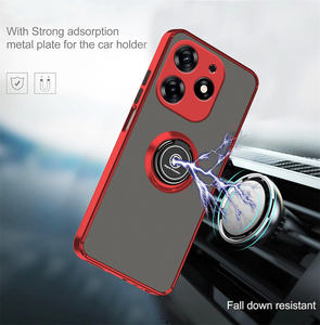 Чехлы для телефонов Tecno Spark Go 1 Spark 20 Pro + 10 Pova 6 Pova Neo 3 матовые 360 поворотные кольца-подставка полупрозрачный чехол для телефона - Product Image 4