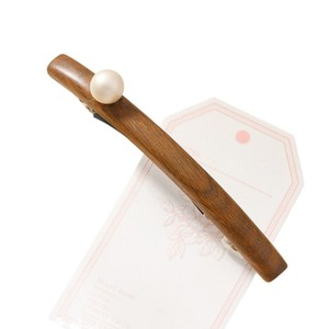 Épingle à cheveux minimaliste française en perles, idéale pour un usage quotidien, parfaite pour les trajets domicile-travail et comme accessoire pour une queue de cheval mi-attachée. - Product Image 5