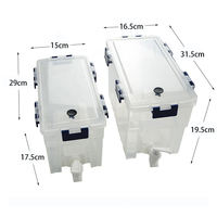 Distributeur d'eau froide portable personnalisé de 1,5 gallon pour table, camping, maison, fête, avec robinet à jus en plastique