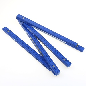 Règle pliante en bois écologique BECOL, 2 mètres, 10 plis, avec logo personnalisé pour l'école et le bureau - Product Image 2
