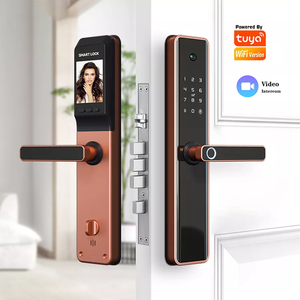 Enrique Tuya manijas electronica puertas de <span class=keywords><strong>Casa</strong></span> huella digital inteligente cerradura de seguridad para tuya cerradura inteligente - Product Image 3