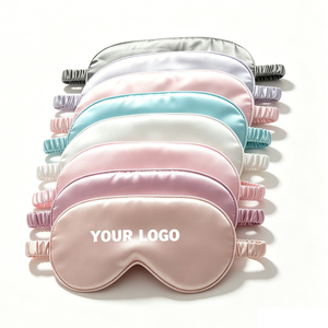 Masque de sommeil en <span class=keywords><strong>satin</strong></span> entièrement imprimé personnalisé pour le voyage, les événements, la promotion d'entreprise, les hôtels, les cadeaux, masque pour les yeux imprimé sur mesure en gros - Product Image 1