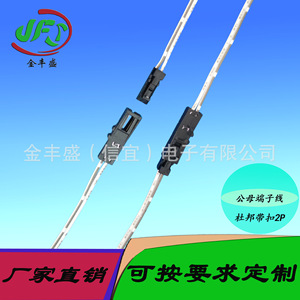 Jin Fengsheng DuPont 2P Connector 2.54mm Pitch Male Female Snap On Terminal Wire Harness For Kitchen Cabinet Light - Product Image 4