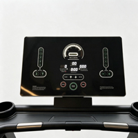 Tapis roulant commercial portable en ABS avec écran tactile et inclinaison automatique, équipement de cardio pour salle de sport, certifié CE ISO, usine OEM