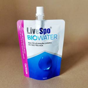 Bolsa de plástico reutilizable con asa para jugo de frutas y bebidas, a prueba de humedad y anticorrosión, bolsas de Mylar con boquilla de plástico. - Product Image 2