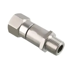 Suppliers Ss304/316 Stainless Steel Tube Fittings Forged High Pressure Pipe Fittings 3/8NPT Threaded Female Swivel Joints