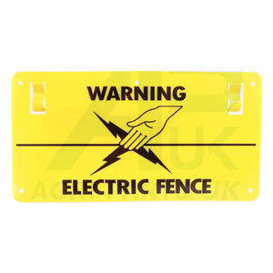 Panneaux d'avertissement en plastique double face pour clôture électrique Energizer - Product Image 3