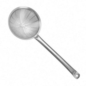 Cuillère écumoire en acier inoxydable de haute qualité pour la cuisson et la friture, ustensile de cuisine pour fondue et friture - Product Image 1