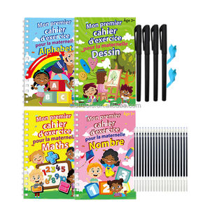 <span class=keywords><strong>Cuaderno</strong></span> <span class=keywords><strong>de</strong></span> práctica <span class=keywords><strong>de</strong></span> magia francesa, libro <span class=keywords><strong>de</strong></span> trabajo <span class=keywords><strong>de</strong></span> escritura ranurado reutilizable para aprender a escribir números y letras para niños <span class=keywords><strong>de</strong></span> 3 a 8 años - Product Image 1