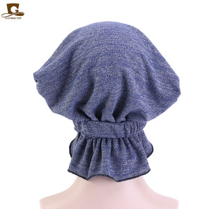 Bonne qualité Juding sur coton Uding femmes Stretch Turban élastique pull-over <span class=keywords><strong>chimio</strong></span> doux bonnet de couchage TJM-231A - Product Image 4