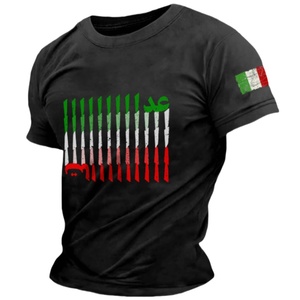 Camicie regalo italiane t-shirt divertenti Italia Casual a collo a o fresco estivo traspirante oversize top <span class=keywords><strong>abbigliamento</strong></span> <span class=keywords><strong>uomo</strong></span> 5XL - Product Image 3