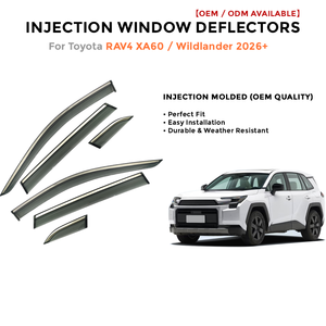 Déflecteurs de fenêtre latérale pare-pluie pour Toyota LC200 2008-2019 accessoires auto - Product Image 2