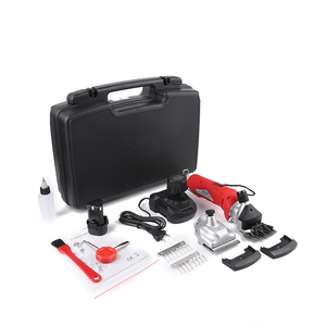 Machine de découpe de poils d'animaux à double tête de haute qualité <span class=keywords><strong>tondeuse</strong></span> à piles en plastique facile à utiliser - Product Image 2