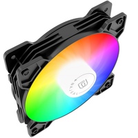 Ventilateur LED personnalisé coloré BAJEAL 12V DC 4 broches à roulement à bille pour boîtier d'ordinateur de jeu, refroidissement de cabinet, dissipateur thermique en plastique 120mm 45CFM
