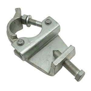 Manchon pivotant d'échafaudage britannique coupleur de pressage simple et double type brésil angle droit capacité de charge fixe carte de retenue - Product Image 6
