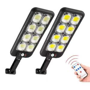 COB LED Solar Straßen laternen Outdoor Ip65 Bewegungs sensor Sicherheit Wand leuchte mit <span class=keywords><strong>3</strong></span> Modi für Garten, Straße, Deck, Hof, Garage - Product Image 1