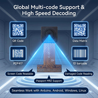 Lector de código QR de alta velocidad personalizado, megapíxeles, módulo de escáner de código de barras 2d, motor lector de pasaporte CJ100