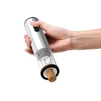 Ensemble d'ouvre-vin électriques en acier inoxydable, kit d'ouvre-tire-bouchon automatique avec bouchon coupe-feuille joint, verseur aérateur de vin