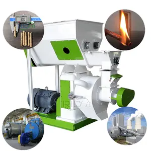 Professional Manufacturer RICHI Hops Hemp Alfalfa Sawdust Wood Biomass Pellet Making Machine