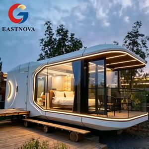 Capsule spatiale mobile à prix avantageux, mini-maison moderne pliable, maison préfabriquée, maison-conteneur, pod de camping - Product Image 1