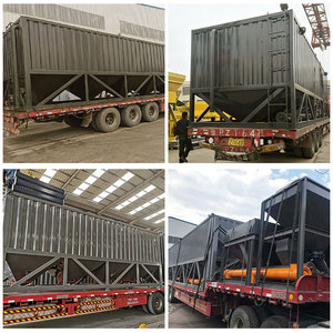 ไซโลซีเมนต์แนวนอนรับรองมาตรฐาน CE ขนาด 30-150 ตัน สำหรับสถานีผสมคอนกรีต - Product Image 2