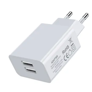 Bestseller Produkte 2023 qc3.0 Dual USB Wand ladegerät schnell für Samsung iPhone 12 Pro Handy Ladegerät 18w 20w Adapter 1a