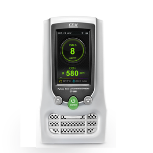 सीईएम डीटी-9681 वायु गुणवत्ता डिटेक्टर कण द्रव्यमान एकाग्रता मॉनिटर्स फॉर्मेल्डिहाइड (एचसीएचओ) पीएम2.5/5 पीएम10 सीओ2 आर्द्रता तापमान - Product Image 3