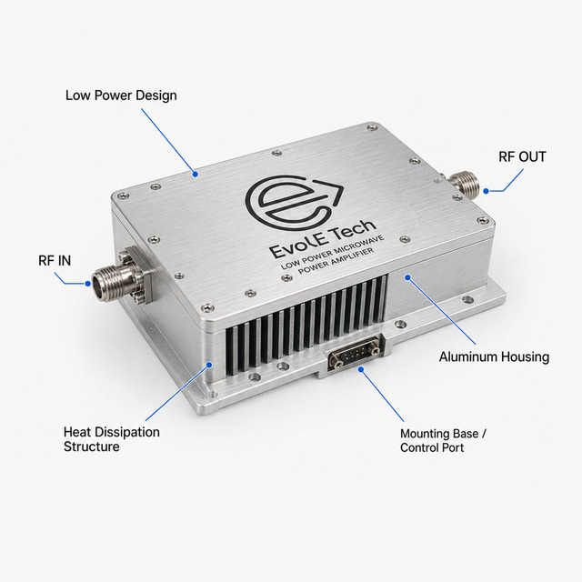 EVA3051-30-M 30-512MHz/30W GaN Broadband RF Power Amplifier Module