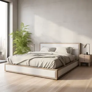 In stile americano mobili indoor soggiorno camera da letto letto letto in legno di quercia
