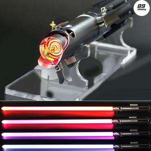 Sabre à lumière LED RVB pour Halloween Metal Hilt War <span class=keywords><strong>Collection</strong></span> Base Lit Sword Color Change Blaster pour Heavy Dueling <span class=keywords><strong>Star</strong></span> Graflex - Product Image 3