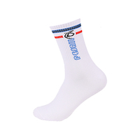Prix haut de gamme en ligne en gros polyester coton tricoté taille moyenne longueur midi chaussette hommes quatre saisons