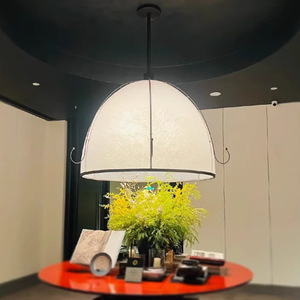 Modern Hotel Lobby Chandelier Round E27 <b>LED</b> Pendant <b>Light</b> Anti Glare For Villa Bar Restaurant Teahouse Decor - Product Image 2
