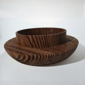 Panchina Circolare Y714 in Legno per Aree Pubbliche e Centri Commerciali, Stile Moderno e Semplice, Resistente e Impermeabile - Product Image 1